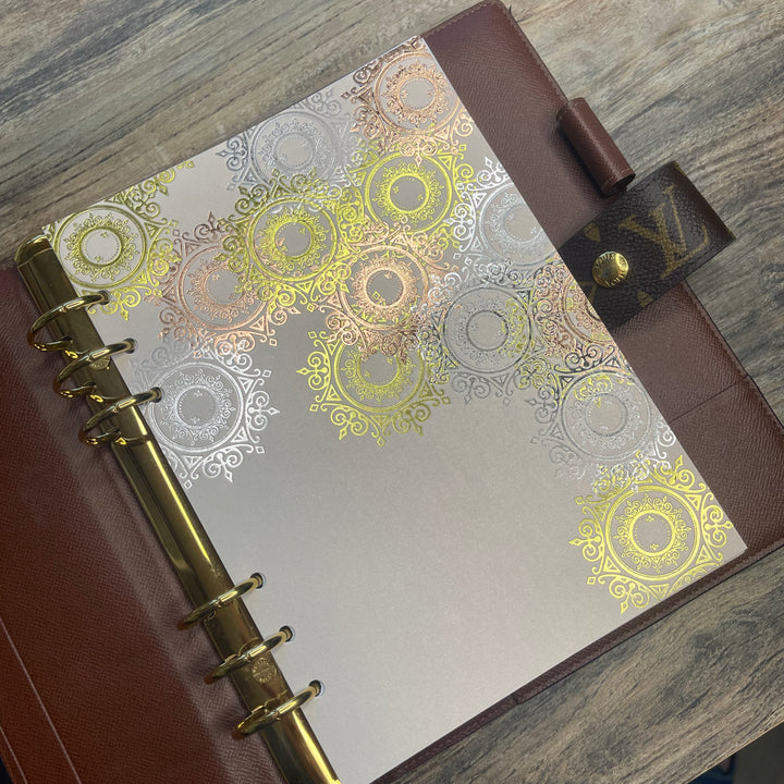 Mixed Metals Cover Dashboard - 3/4 Foiled A5