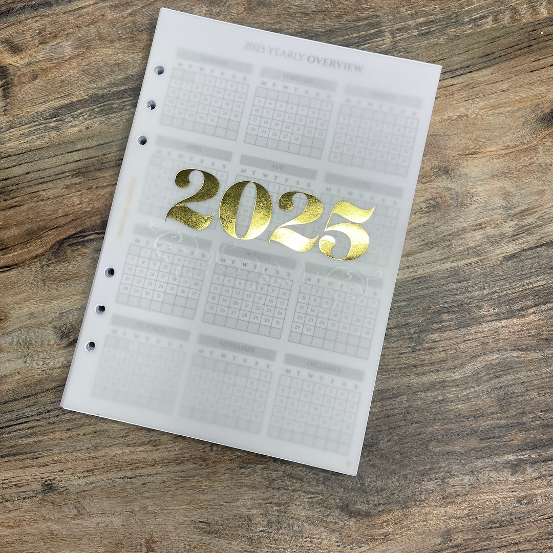 2025 Weekly Insert  A5/ Large