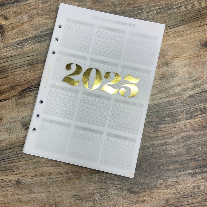 2025 Weekly Insert  A5/ Large
