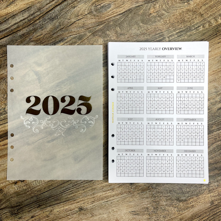 2025 Weekly Insert  A5/ Large