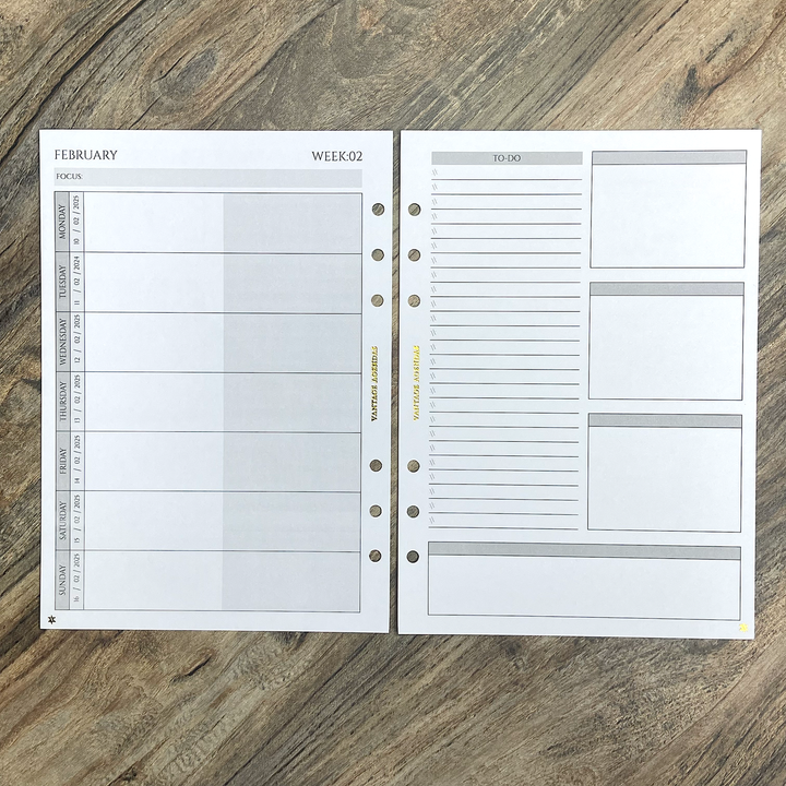 2025 Weekly Insert  A5/ Large