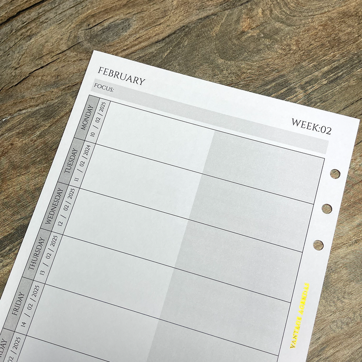 2025 Weekly Insert  A5/ Large