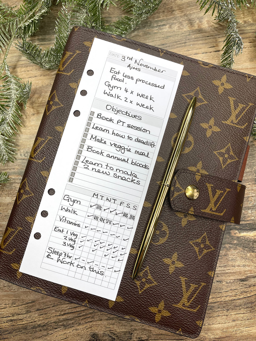 In uses as a lifestyle planner.