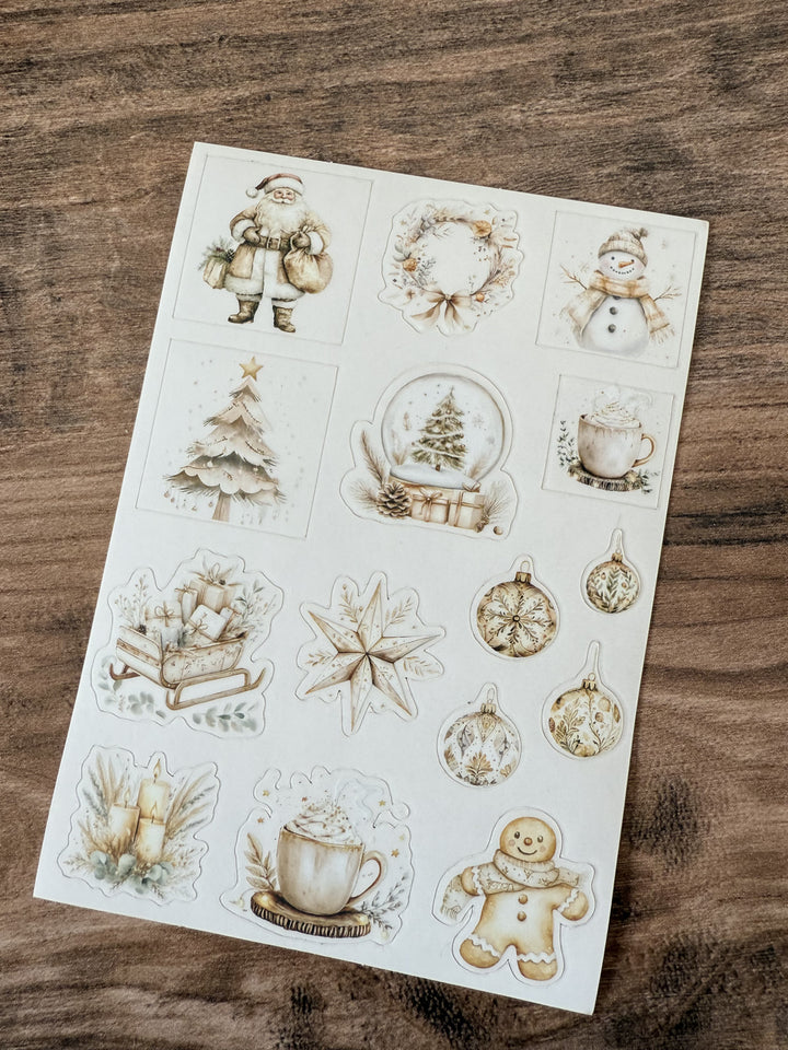 Christmas Sticker Sheet One