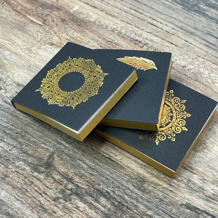 Gold and Rose Gold Foiled Sticky Notes