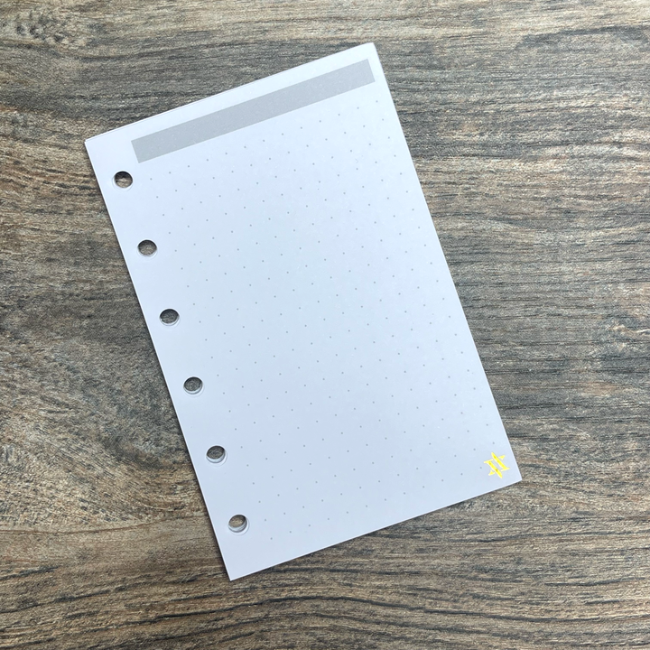 Bullet Inserts - small / pocket agenda