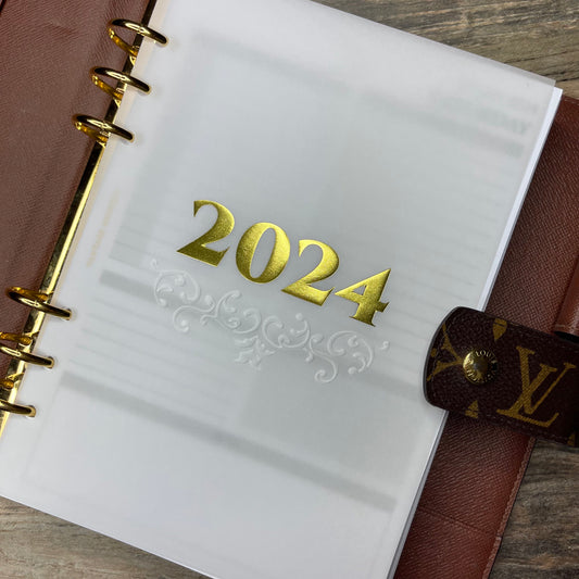2024 Daily Dated Planner Inserts