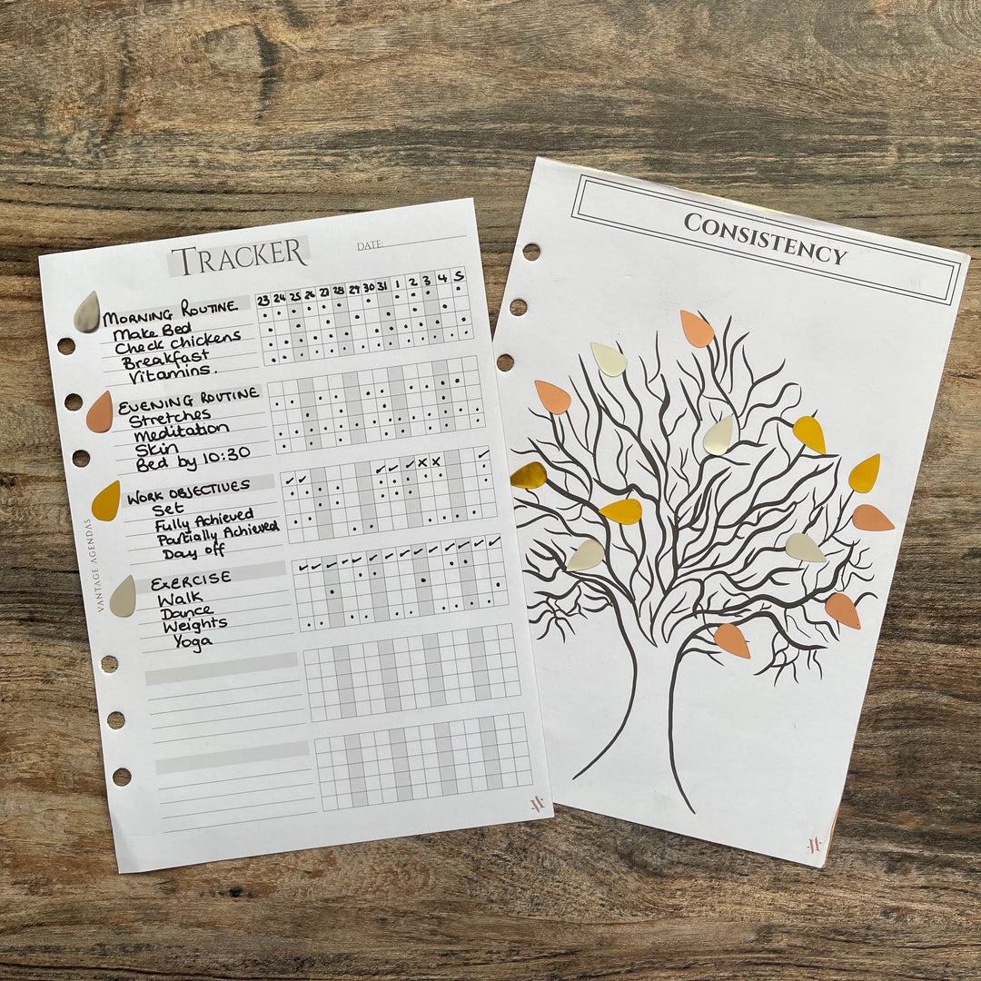 Tracker Tree with 9 sticker sheets bundle -A5