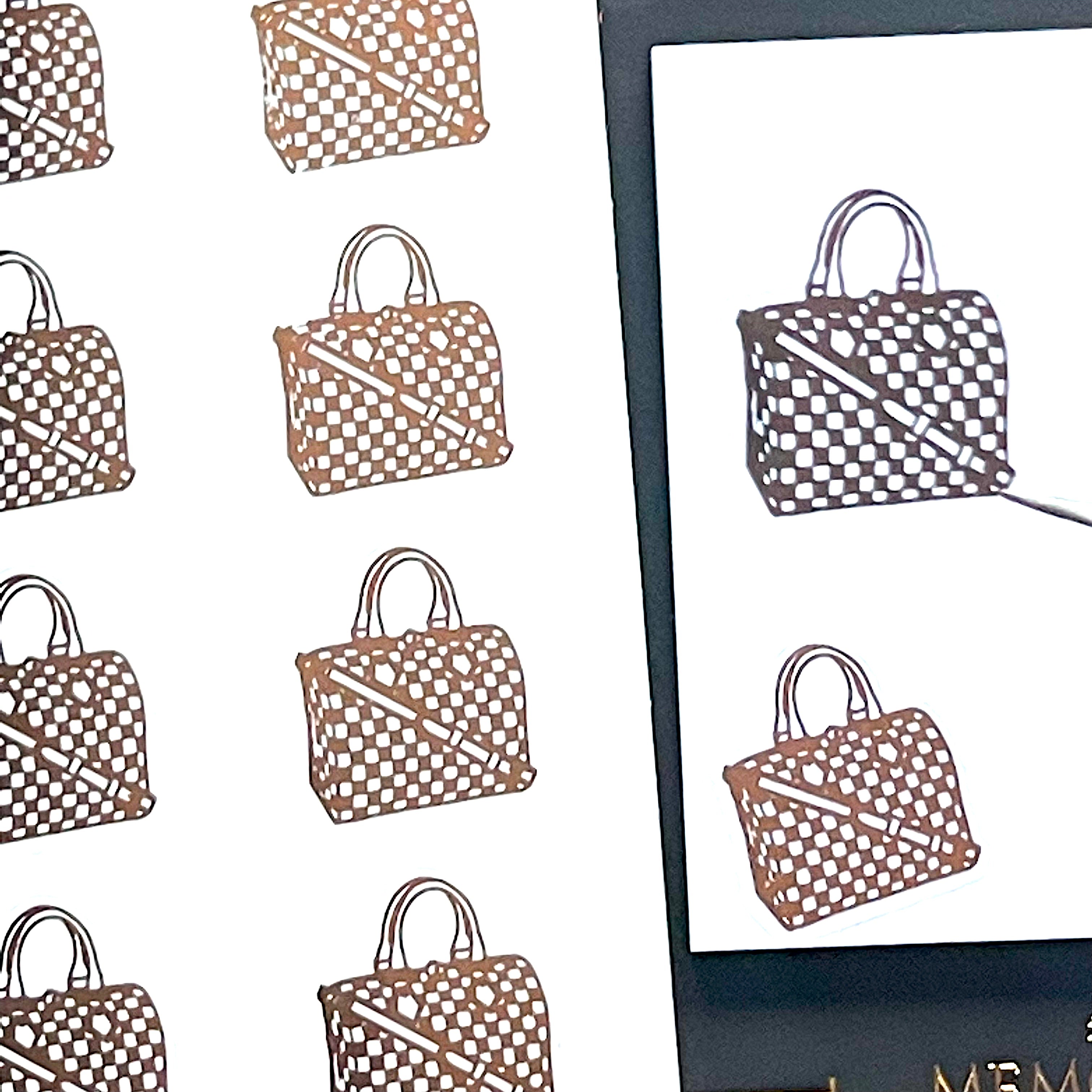 Luxury Bag Stickers- L V – Vantage Agendas