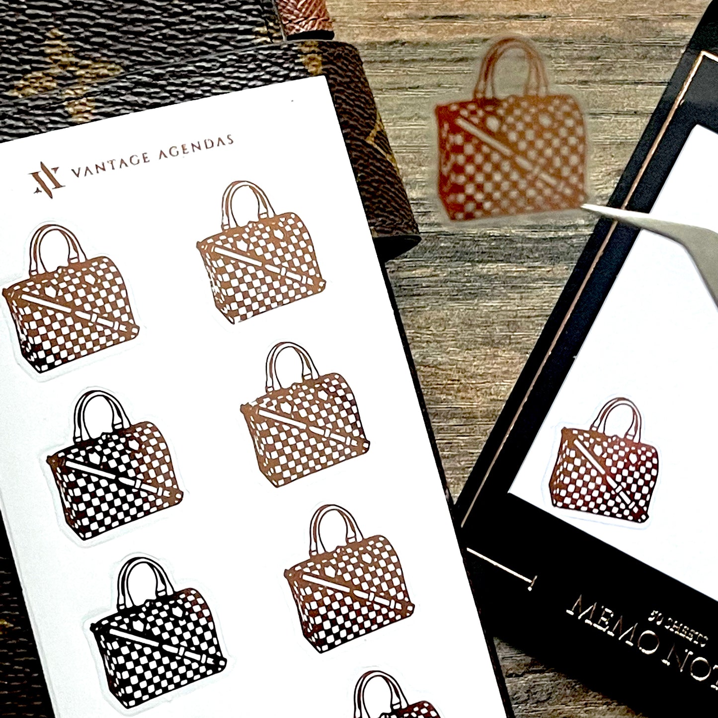 Luxury Bag Stickers- L V
